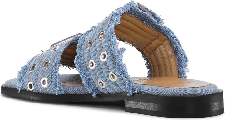 Feminine denim sandals - Image 3