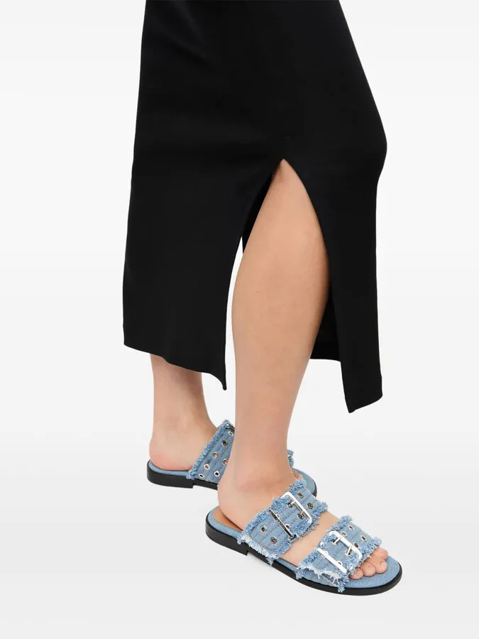 Feminine denim sandals - Image 5