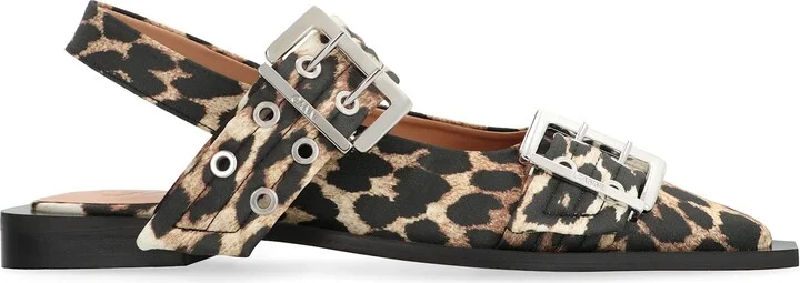 Feminine Fabric Slingback Pumps - Image 2