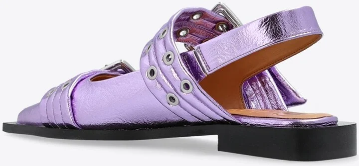 Feminine Pointed-Toe Slingback Flats - Image 2