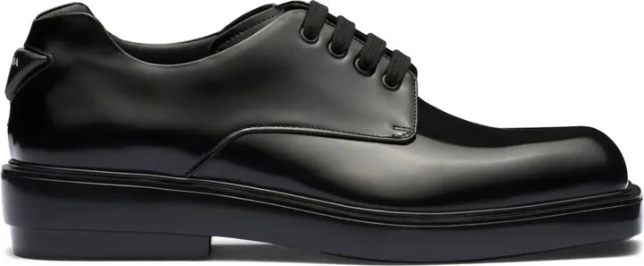 Fender leather Derby shoes