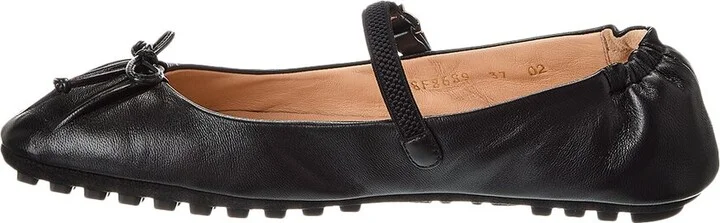 Fendi Baguette Leather Ballet Flat - Image 2