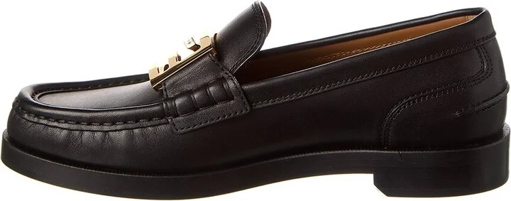 Fendi Baguette Leather Loafer - Image 2