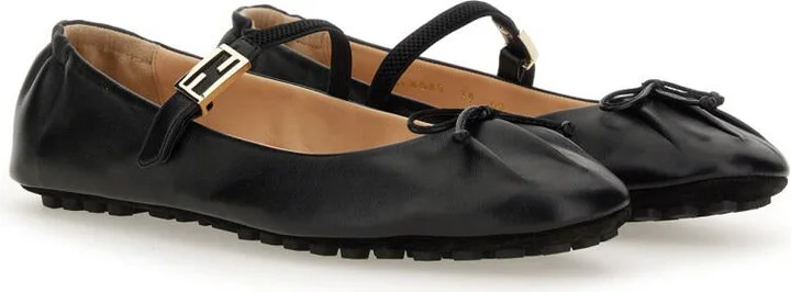 Fendi Ballerina With Ff Baguette Pattern - Image 2