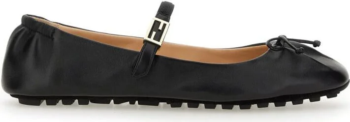 Fendi Ballerina With Ff Baguette Pattern