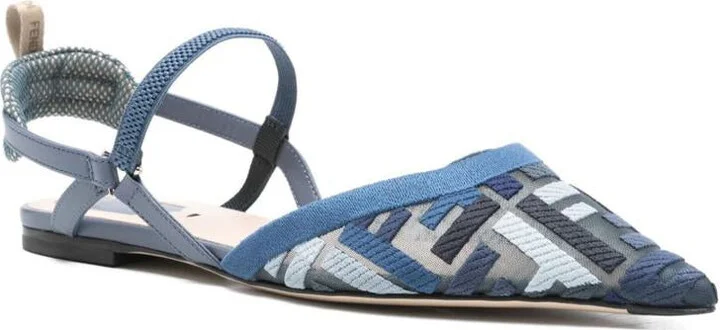 Fendi Colibrì Lite Slingback Ballets - Image 4