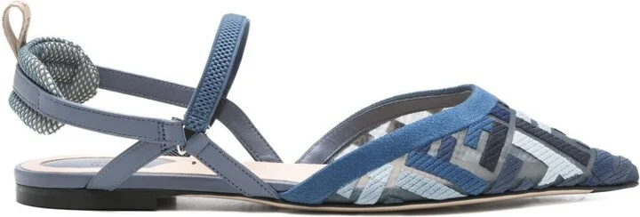 Fendi Colibrì Lite Slingback Ballets