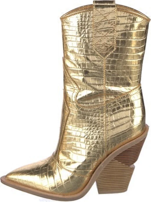Animal Print, Gold, Metallic