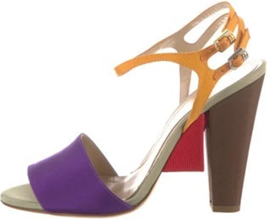Brown, Orange, Purple, Red
