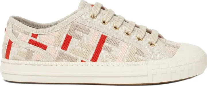Fendi Domino Canvas Shoes