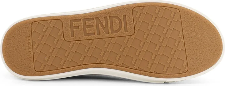 Fendi Domino Ff Jacquard Fabric Sneakers - Image 4