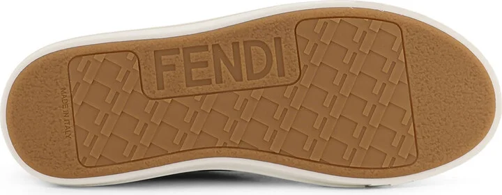 Fendi Domino Ff Jacquard Fabric Sneakers - Image 4