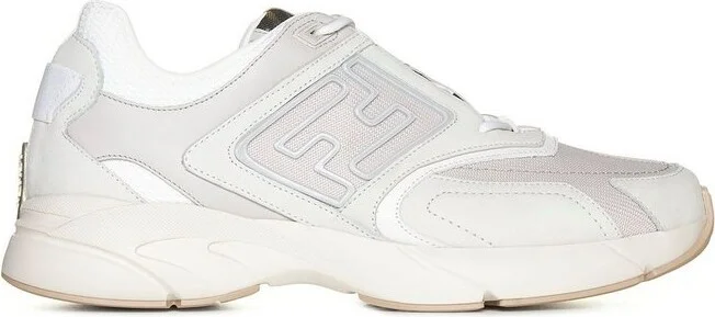 Fendi Faster FF-Embossed Detail Low-Top Sneakers
