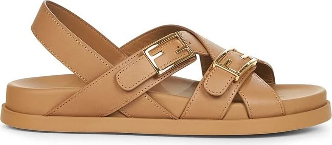 Fendi Feel Cross-Over Slides