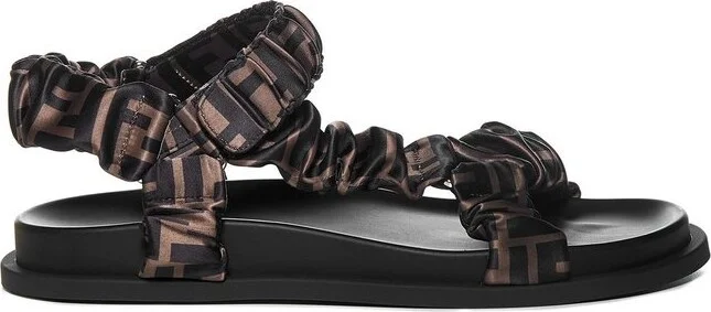 Fendi Feel FF Motif Sandals