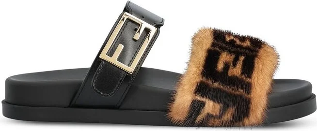 Fendi Feel FF Slides