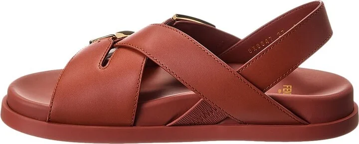 Fendi Feel Leather Sandal - Image 2