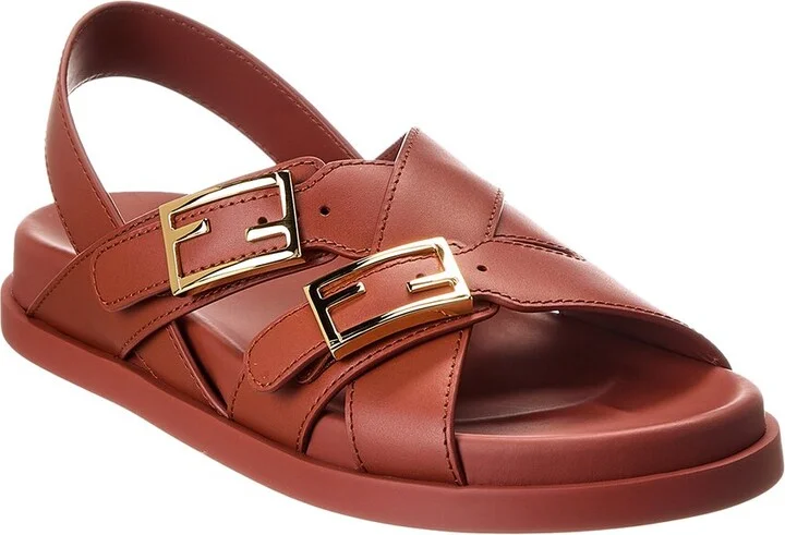 Fendi Feel Leather Sandal