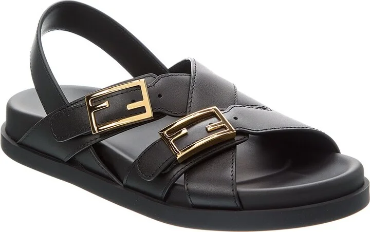 Fendi Feel Leather Sandal
