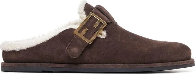 Fendi Fendi Feel Round Toe Slippers