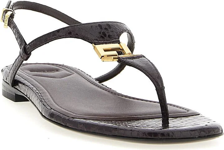 Fendi 'Fendi Ffold' Sandals - Image 2