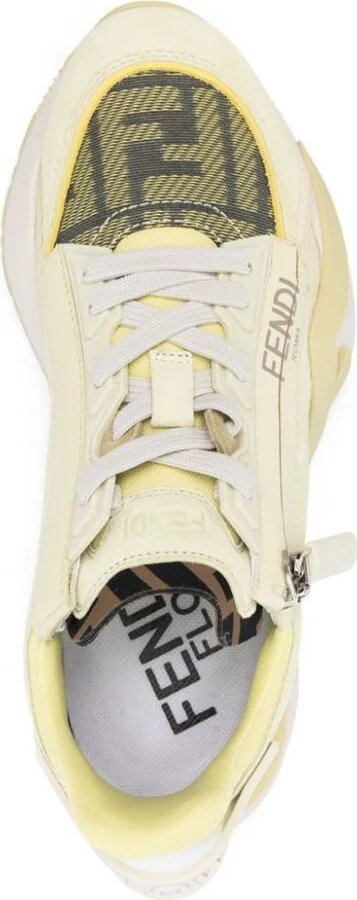 Fendi Fendi Flow Leather Sneakers - Image 4
