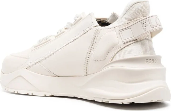 Fendi Fendi Flow Leather Sneakers - Image 3