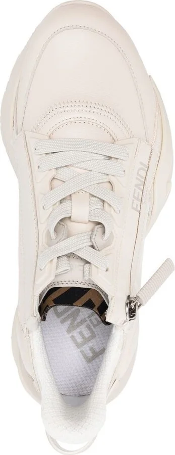 Fendi Fendi Flow Leather Sneakers - Image 2