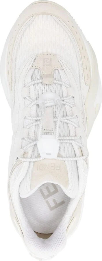 Fendi Fendi Flow Leather Sneakers - Image 2