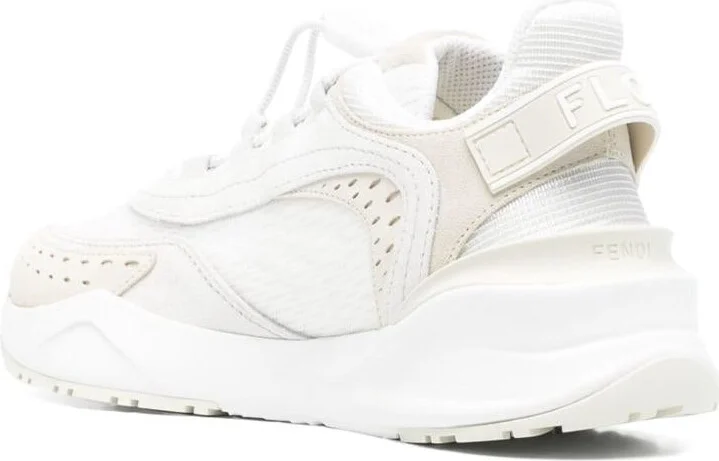 Fendi Fendi Flow Leather Sneakers - Image 4