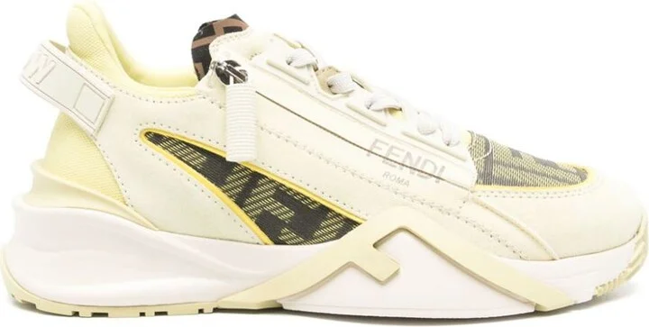 Fendi Fendi Flow Leather Sneakers