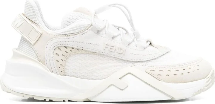 Fendi Fendi Flow Leather Sneakers