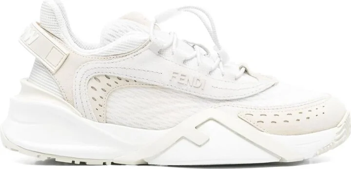 Fendi Fendi Flow Leather Sneakers