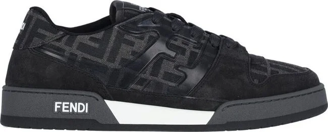 Fendi FF Jacquard Low-Top Sneakers