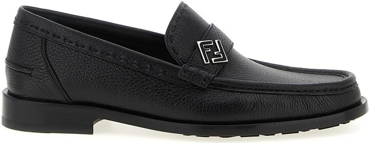 Fendi 'Ff Metal' Loafers