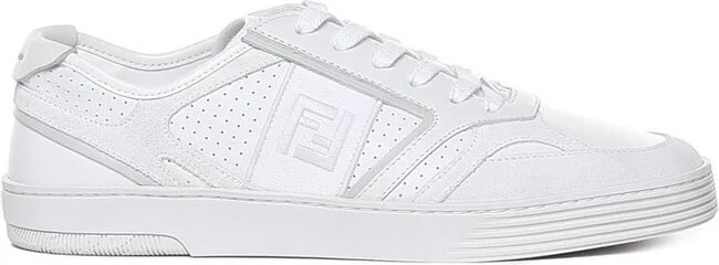 Fendi FF Motif Low-Top Sneakers