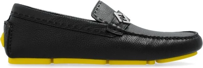 Fendi FF Plaque Driving Loafers