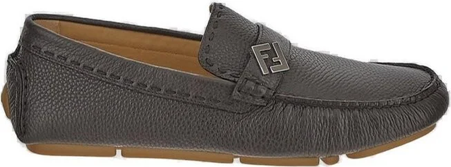 Fendi FF Plaque Driving Loafers