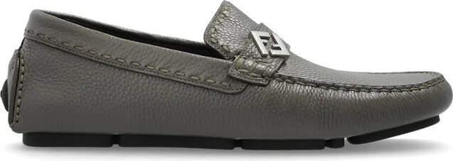 Fendi FF Plaque Driving Loafers