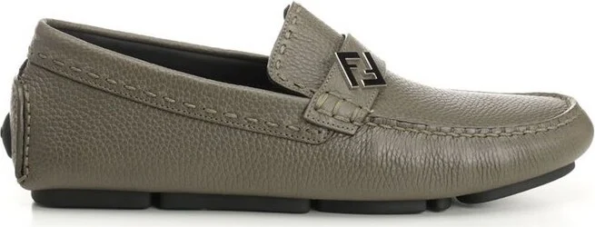 Fendi FF Plaque Driving Loafers