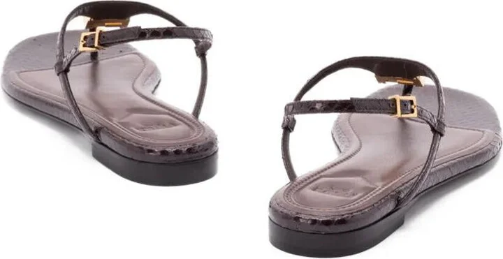 Fendi Ffold Ayers Flip-Flops Shoes - Image 4