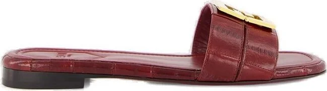 Fendi FFold Logo Plaque Slides
