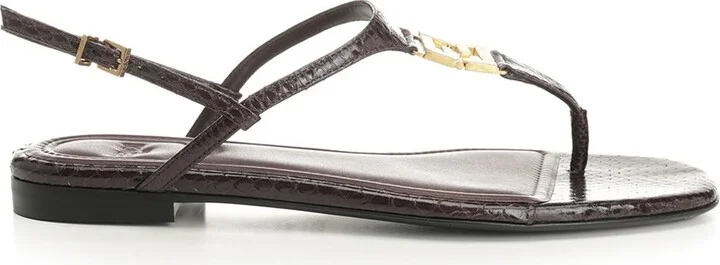 Fendi Ffold Scarpe Basse Bordeaux