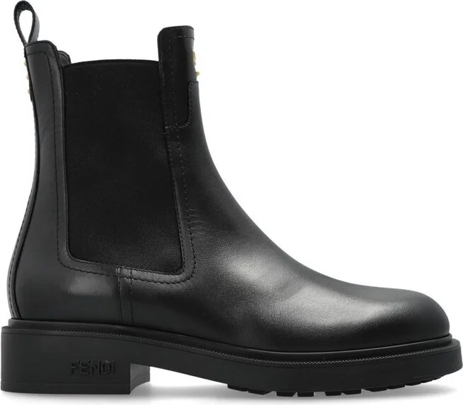 Fendi Filo Biker Ankle Boots