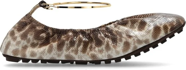 Fendi Filo Graphic Printed Ballet Flats