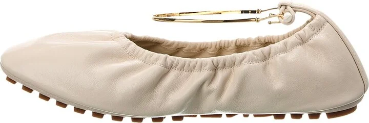 Fendi Filo Leather Ballerina Flat - Image 2