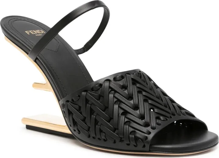 Fendi First 95mm leather sandals - Image 2