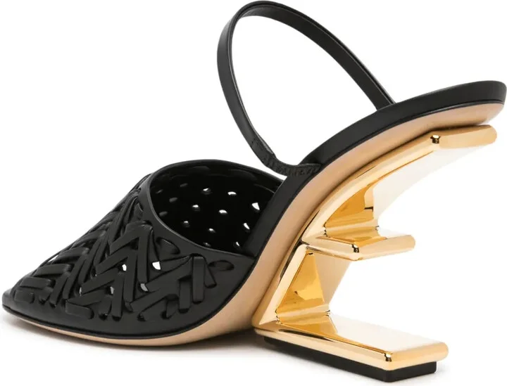 Fendi First 95mm leather sandals - Image 3