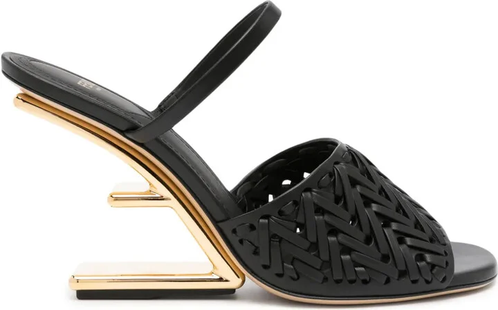 Fendi First 95mm leather sandals