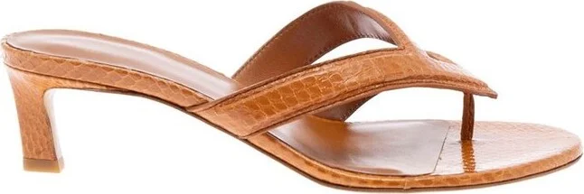 Fendi Fling F-Shaped Thong Sandals